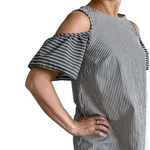 LOFT Seersucker Shift Dress